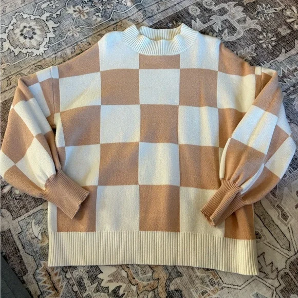 Zesica XL Loose Mockneck Sweater - Picture 3 of 5